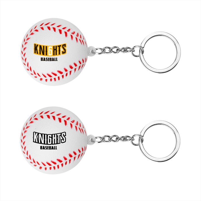 KH20119 Baseball Stress Reliever Keychain With Custom Imprint